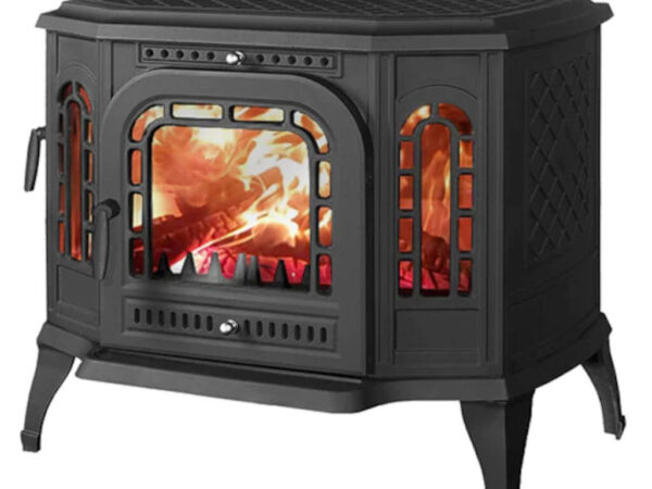 Sobă din fontă, KAWMET P7 ECO cu ușă laterală stânga(L), putere 10,5 KW, randament 73,5%, clasa energetică A, certificat EcoDesign. Garanție 5 ani!