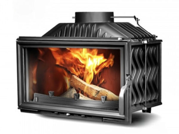 Focar pentru șemineu, Kawmet W15, material fontă, putere 9,4 KW, randament 63,7%, clasa energetică B, certificat EcoDesign. Garanție 5 ani!