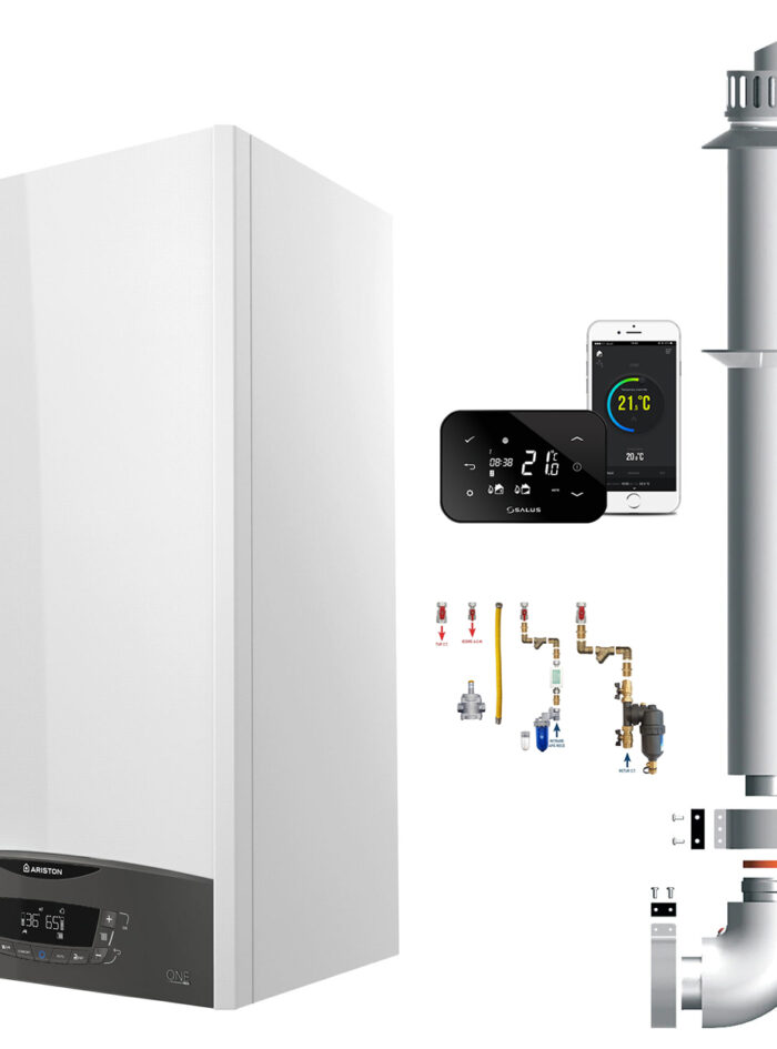Centrala termica cu Kit de montaj Ariston Clas One+ WiFi 35 kW + termostat CADOU Salus iT500🔝🔝🔝 Centrala termica cu Kit de montaj Ariston Clas One+ WiFi 35 kW + termostat CADOU Salus iT500🔝🔝🔝
