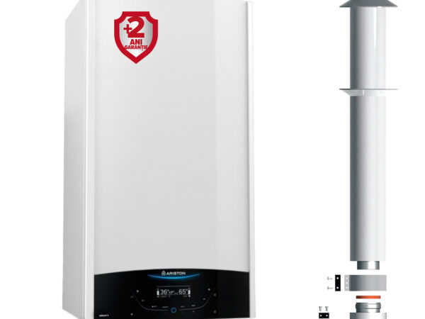 Centrala termica Ariston Genus One+ Wi-Fi 24kW combi, 5 (3+2) ani garantie!