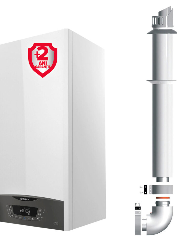 Centrala termica pe gaz in condensare, Ariston Clas One 24 kW, Wi-Fi, schimbator caldura inox